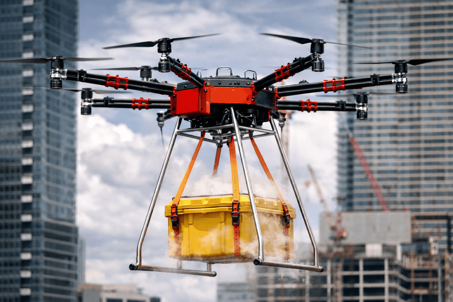 D-400K operating in an urban environment